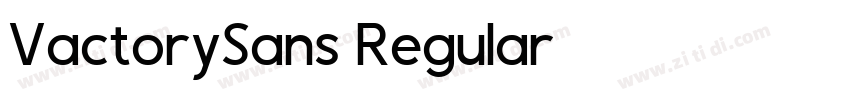 VactorySans Regular字体转换